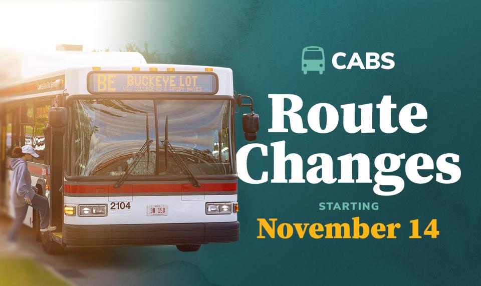 CABS Route Changes Beginning November 14