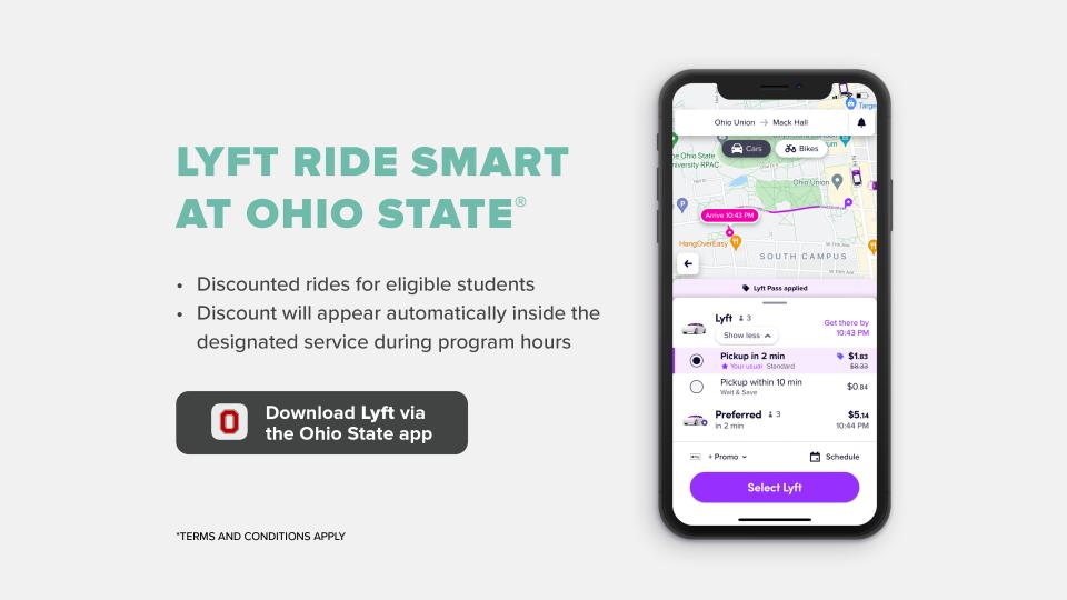 Lyft Ride Smart on phone